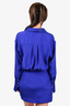 Gauge 81 Blue Silk Asymmetrical Dress Size Est. Size M