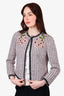 Giambattista Valli Pink Tweed Pattern Jacket Size 44