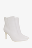 Gianvito Rossi White Leather Ankle Boots Size 36
