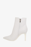 Gianvito Rossi White Leather Ankle Boots Size 36