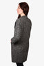Giorgio Armani Grey Wool Coat Size 46