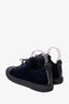 Giuseppe Zanotti Black/Navy Velvet 'Blabber' Low Top Sneaker Size 42