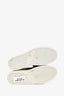 Givenchy Black/Cream Baby's Breath Printed Leather Slip on Sneakers sz 36