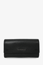 Givenchy Black Leather Long Wallet