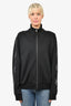 Givenchy Black Logo Tape Sleeve Zip-Up Track Jacket sz XXL Mens