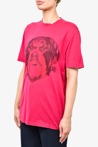 Givenchy Magenta Rottweiler T-Shirt Size S Mens
