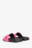 Givenchy Pink/Black Logo Slides Size 35