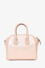 Givenchy Pink Chrome Leather Mini Antigona Top Handle w/ Strap