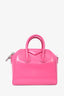 Givenchy Pink Leather Mini Antigona Top Handle with Strap