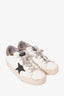 Golden Goose White/Black Hi-Star Sneaker Size 40