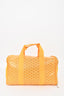 Goyard Goyardine Yellow Voltigeur MM Pet Bag