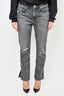 Grlfriend Grey Washed "Hailey" Jeans Size 9