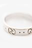 Gucci 18K White Gold 'Icon' Ring Size 12
