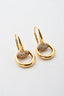 Gucci 18K Yellow Gold Diamond Horsebit Drop Earrings