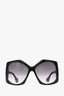 Gucci Black Acrylic Oversized Sunglasses