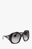 Gucci Black Acrylic Oversized Sunglasses
