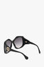 Gucci Black Acrylic Oversized Sunglasses