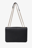 Gucci Black Calfskin Medium Dollar Interlocking G Shoulder Bag