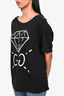 Gucci Black Cotton Diamond Logo T-Shirt Size M