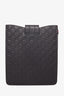 Gucci Black GG Monogram Guccissima Leather iPad Case