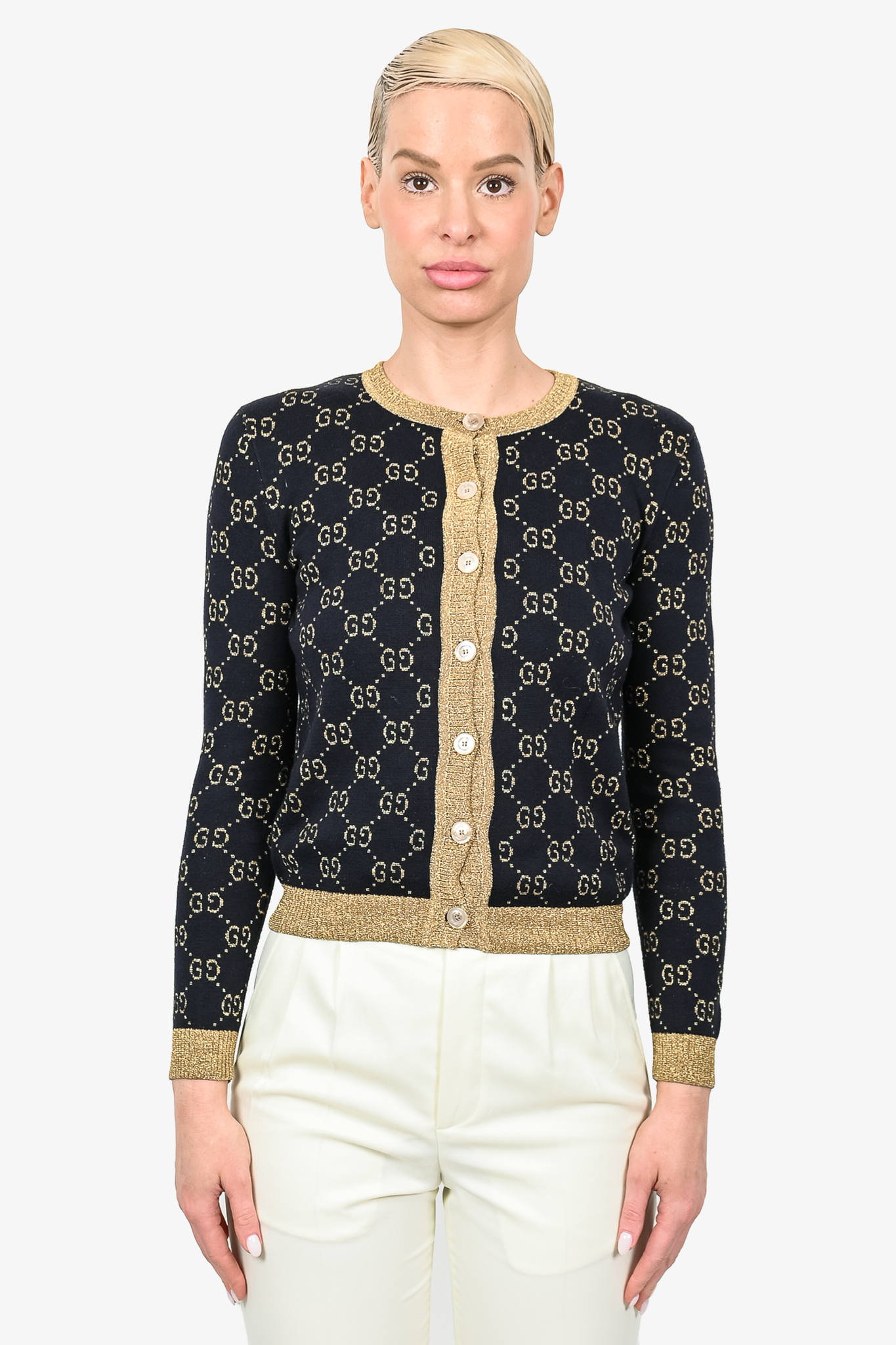 Gucci sales metallic sweater
