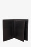 Gucci Black Guccissima Leather Bifold Wallet with Interior Flap