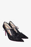 Gucci Black Lace Heels Size 39.5