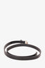 Gucci Black Leather G Buckle Slim Belt Size 70