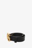 Gucci Black Leather GG Marmont Belt Size 70