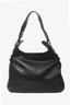 Gucci Black Leather Horsebit Hobo Bag
