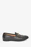 Gucci Black Leather Horsebit Loafers sz 37