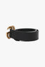 Gucci Black Leather Marmont Belt Size 85
