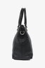 Gucci Black Leather Microguccissima Top Handle with Strap
