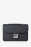 Gucci Black Leather 'Dollar' Crossbody Bag