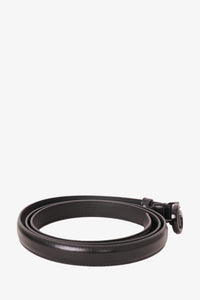 Gucci Black Leather 'GG' Marmont Belt