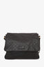 Gucci Black Monogram Leather Guccissima Messenger Bag