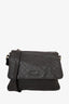Gucci Black Monogram Leather Guccissima Messenger Bag