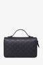 Gucci Black Monogram Leather ‘Guccissima' Travel Document Case