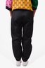 Gucci Black Nylon Jogger Pants with Green GG Patch Size XS