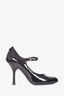 Gucci Black Patent Leather Mary Jane Heels Size 34