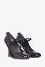Gucci Black Patent Leather Mary Jane Heels Size 34