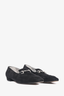 Gucci Black Velvet Horsebit Loafers Size 9