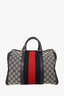 Gucci Blue Canvas Monogram Boston Bag