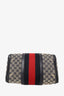 Gucci Blue Canvas Monogram Boston Bag
