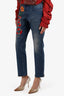 Gucci Blue Denim Kingsnake Embroidered Jeans Size 32