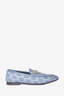 Gucci Blue GG Canvas Loafers Size 37