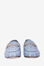 Gucci Blue GG Canvas Loafers Size 37