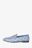 Gucci Blue GG Canvas Loafers Size 37