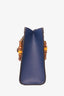 Gucci Blue Leather Diana Small Tote Bag