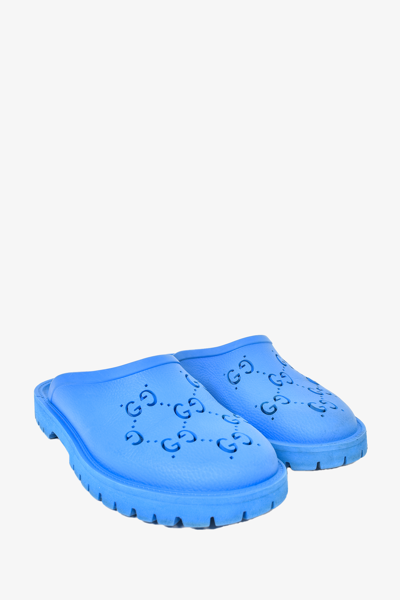 Gucci blue mules online